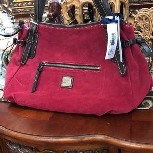 DOONEY AND BOURKE Red Suede Handbag